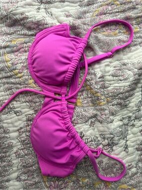 wild fable Bright Pink Girls' Swim Bikini Top